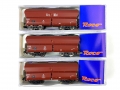 N ROCO 24030 - 3-tlg. Set Selbstentladewagen - Erz IIId - DB - Ep. III