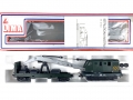 H0 DC LIMA 309058 - Kranwagen mit Schutzwagen - DB