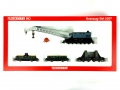 H0 DC FLEISCHMANN 5597 - Kranzug-Set - 90t KRUPP-ARDELT Kranwagen - Ep. III