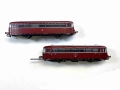 Bild 2 von H0 DC ROCO 63020 - 2-tlg. Schienenbus + Beiwagen BR VT 98 + VS 98- DB - Digital