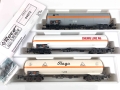 H0 DC ROCO 44073 - 3-tlg. Kesselwagen-Set - CHEMIE LINZ AG - Flaga
