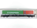 Bild 1 von H0 DC FLEISCHMANN 5249 K - Container-Tragwagen - EVERGREEN Container - DB