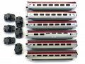 H0 DC MEHANO - THALYS - TGV - Diverse Zwischenwagen - Barwagen - 6 Stück