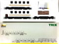 H0 DC TRIX 23990 - Flachwagen-Set beladen mit Kohlehunten - Lorentransport - Ep. III