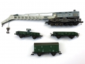 H0 DC FLEISCHMANN Kranzug-Set - 90t KRUPP-ARDELT Kranwagen - Ep. III