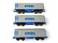 Bild 3 von H0 DC ROCO 66145 - 3er Set Schiebeplanenwagen 