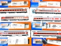 Bild 1 von H0 DC ROCO - InterCity Wagen-Set - 6 Wagen - DB - Ep. V