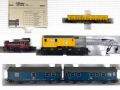 H0 DC ROCO 41057 - Hilfszug mit Diesellok BR 333, Kranwagen + Begleitwagen - Köf