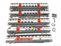 H0 DC ROCO 64850 64851 64852 64854 - Doppelstockwagen - SET - SBB - Ep. V + VI - Defekt