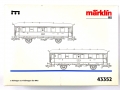 Bild 4 von H0 AC MÄRKLIN 43352 - 2 Beiwagen zu Triebwagen der DRG - MHI