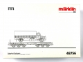 Bild 2 von H0 AC MÄRKLIN 48756 - Schwerlast-Flachwagen m. Feuerwehr Gerätewagen - DB - Ep. III - MHI