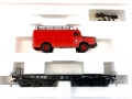 Bild 1 von H0 AC MÄRKLIN 48755 - Schwerlast-Flachwagen mit Feuerwehr Gerätewagen - DB - Ep. III - MHI