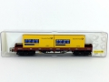 H0 DC ELECTROTREN 006745 - Deutsche Post - Flachwagen mit 2 Containern