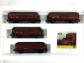 H0 DC TRIX 24025 - 4-tlg. Set Zuckerrübentransport aus der 