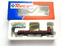 Bild 2 von H0 DC ROCO 46481 - Rungenwagen mit Bremserhaus - DRG - Ep. II