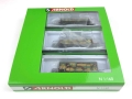 N ARNOLD HN6490 - 3-tlg. Wagen-Set Militärtransport - DRB - Ep. II